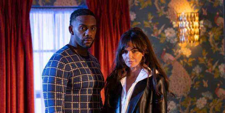 Hollyoaks stars Richard Blackwood et Jennifer Metcalfe soutiennent l'avenir de Felix et Mercedes

