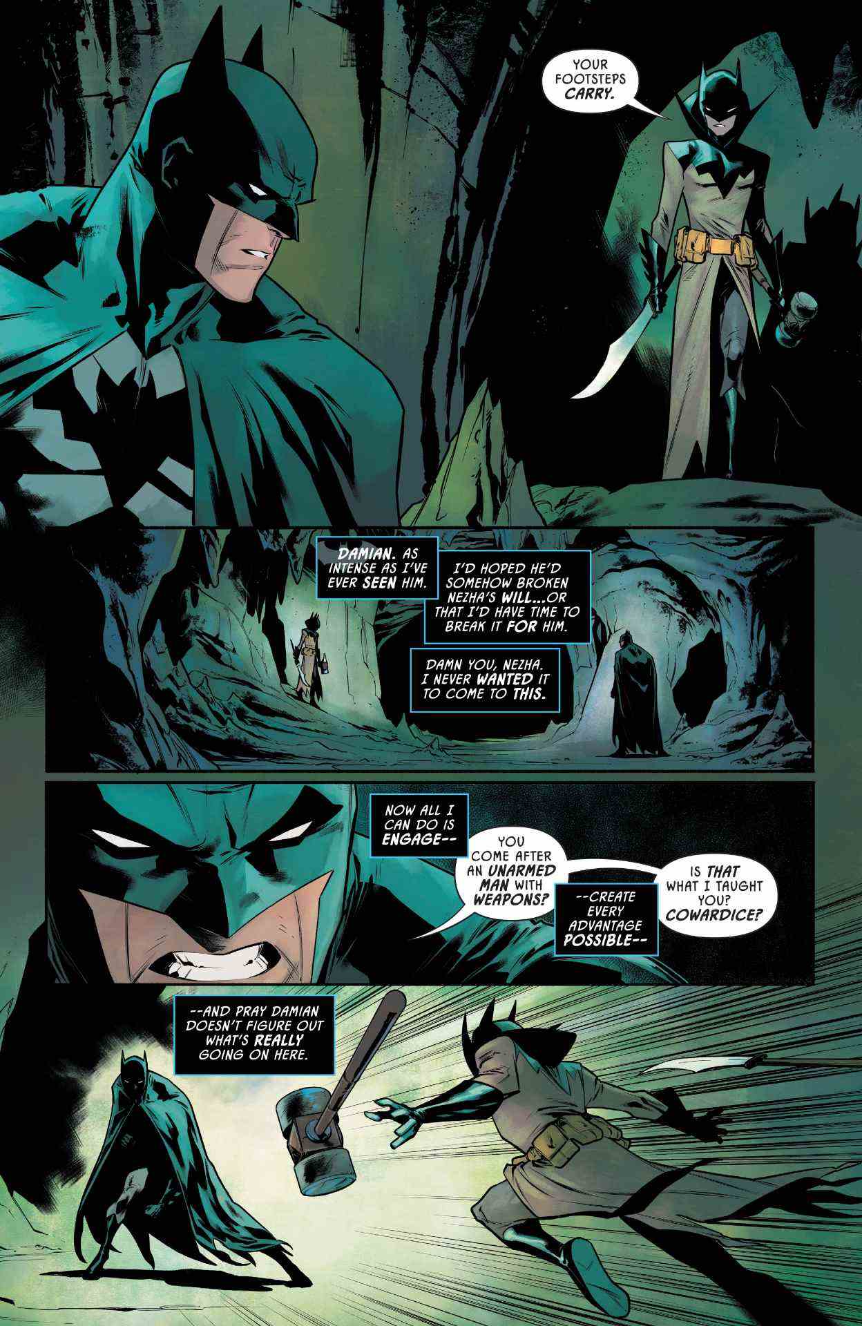 Batman Vs.  Robin #4 pages