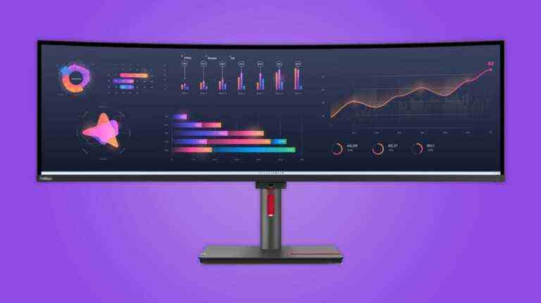 Lenovo a créé un moniteur ultra large pour faire le travail