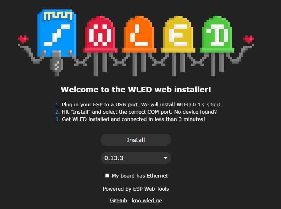 Contrôlez les NeoPixels avec WLED