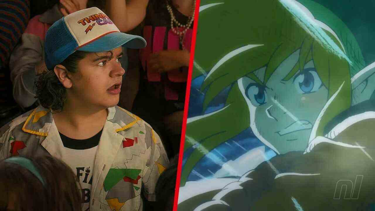 Aléatoire: Dustin de Stranger Things veut voir un film animé sur la légende de Zelda
