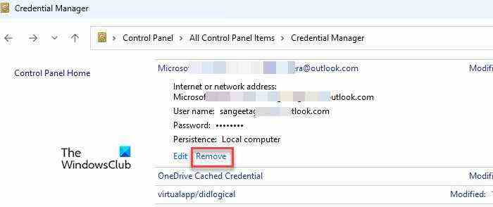 Effacer les données Microsoft Teams de Windows Credential Manager