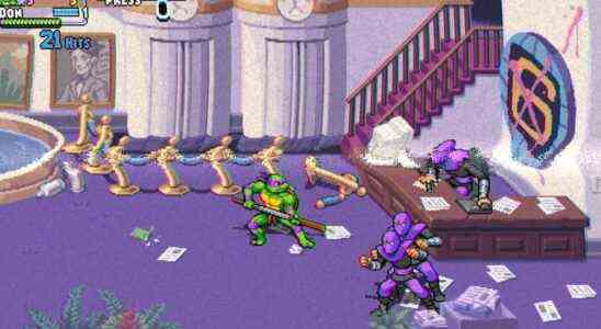 TMNT Shredder's Revenge se joue désormais encore plus comme un jeu d'arcade classique de Konami