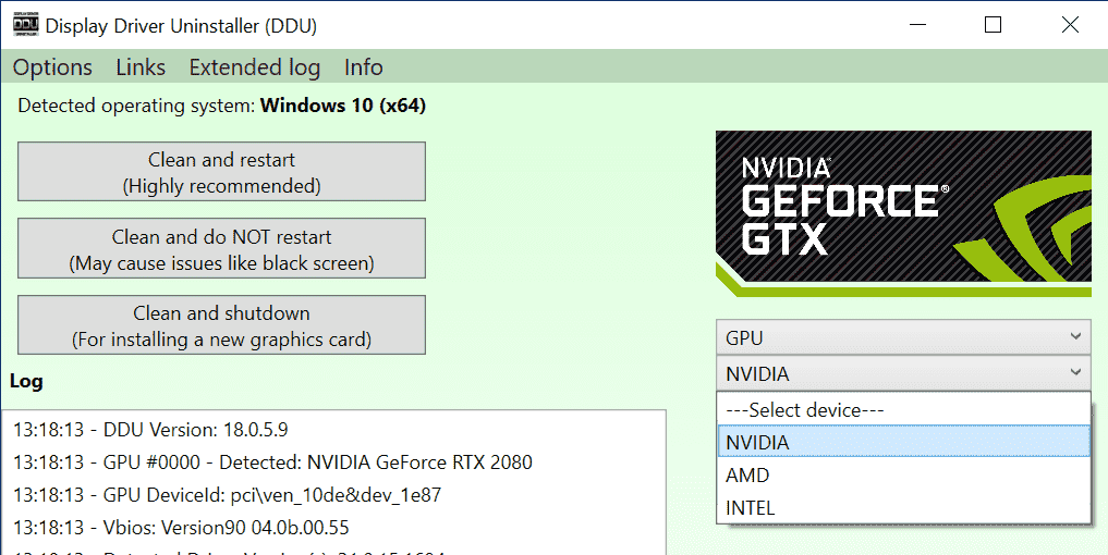 Choisissez le type de GPU