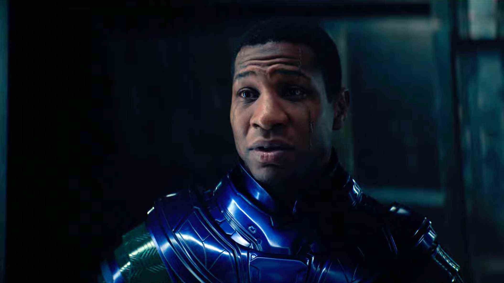 Jonathan Majors dans le rôle de Kang dans la bande-annonce d'Ant-Man and the Wasp: Quantumania.