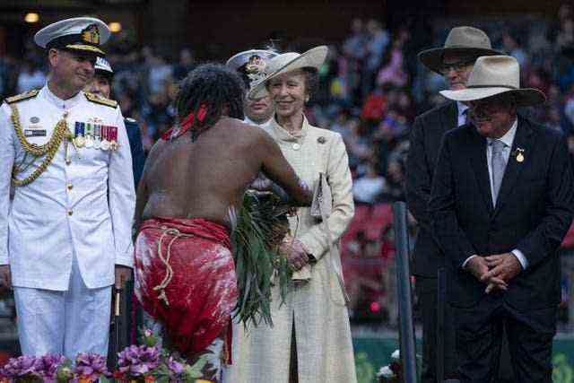 Visite de la princesse royale en Australie