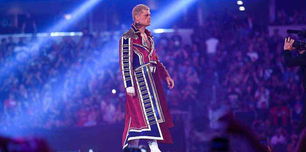 Cody Rhodes fait sa première apparition à WWE Raw depuis sa blessure

