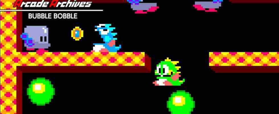 Arcade Archives Jeu Bubble Bobble