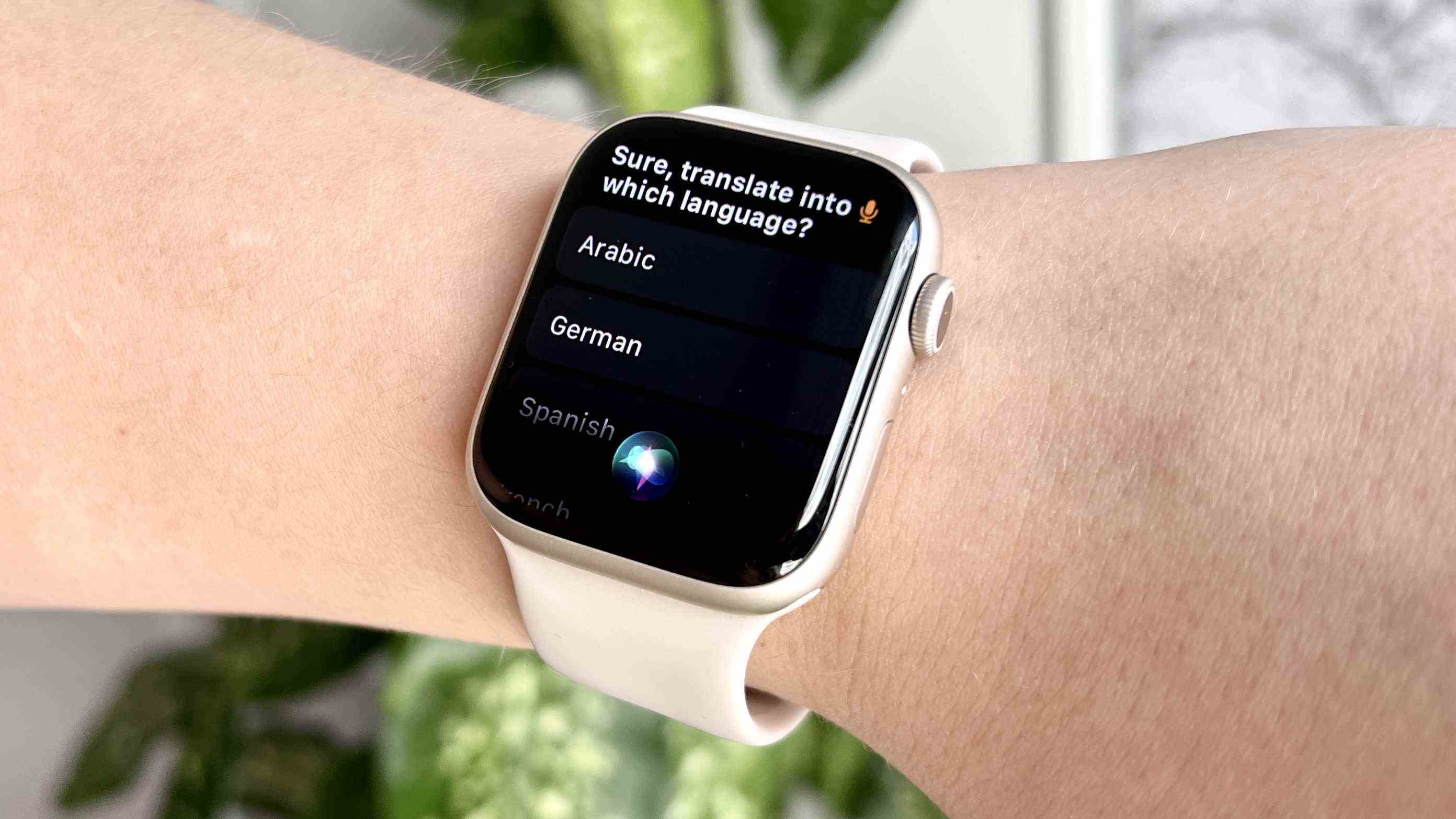 Traducteur Apple Watch