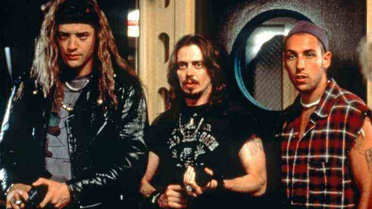 Brendan Fraser, Steve Buscemi and Adam Sandler in Airheads