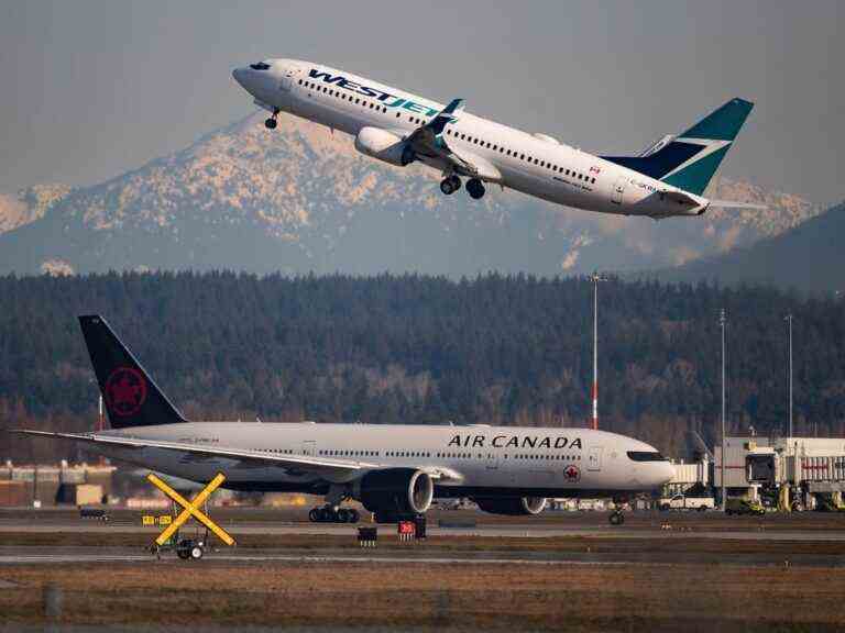 Air Canada et WestJet sont les pires, les deuxièmes pires en termes de ponctualité