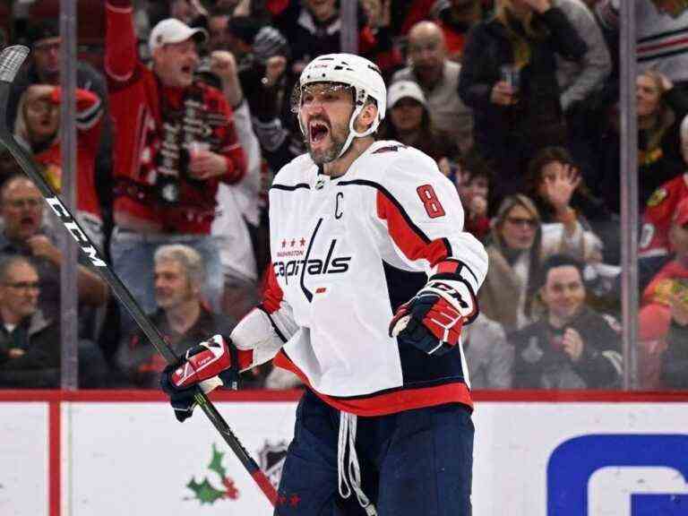 Alex Ovechkin atteint les 800 buts en carrière avec un tour du chapeau