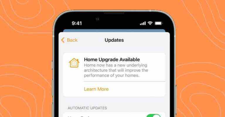 Apple tire apparemment la nouvelle mise à niveau de l’architecture de l’application iOS 16.2 Home