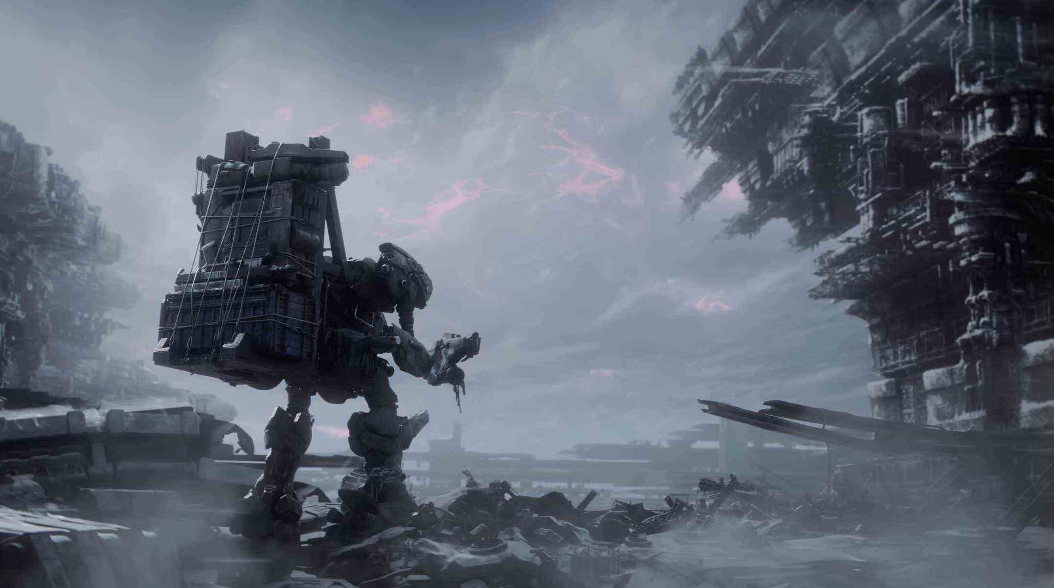 FromSoftware explains that Armored Core VI: Fires of Rubicon will be heavy on boss fights, mech customization, and story-based missions.