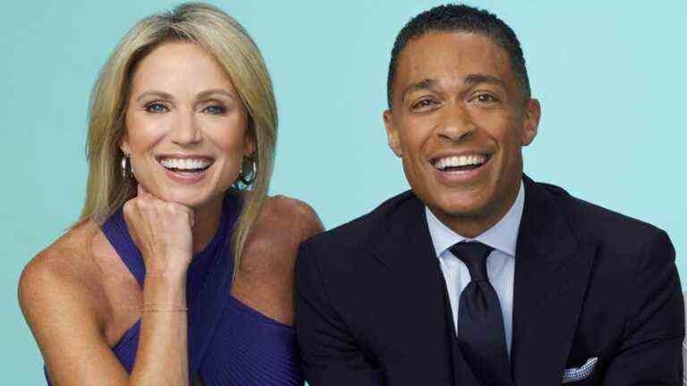 Amy Robach and T.J. Holmes on GMA3.