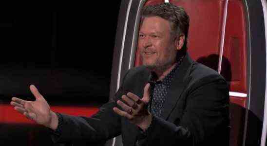 Blake Shelton on The Voice.