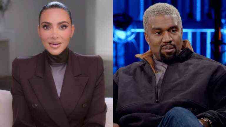 Kim Kardashian on The Kardashians and Kanye West on My Next Guest Needs No Introduction.