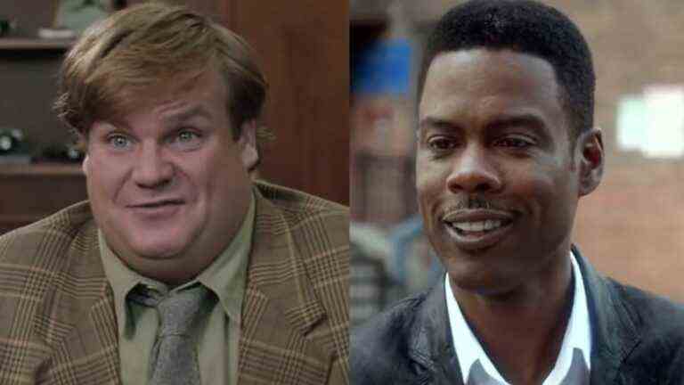 Chris Farley in Tommy Boy, Chris Rock in Top Five