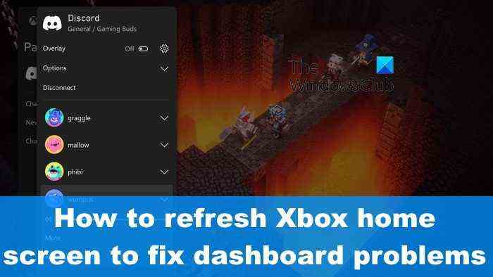 Comment actualiser l’écran d’accueil Xbox pour résoudre les problèmes de tableau de bord