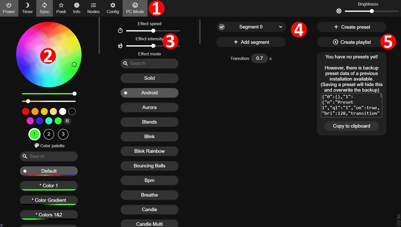 Contrôlez les NeoPixels avec WLED