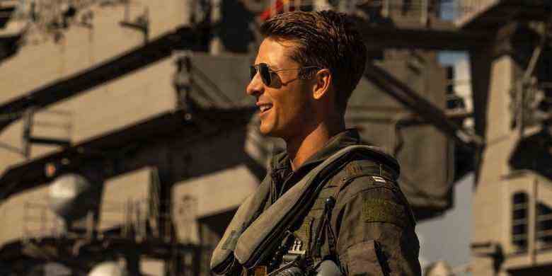 Glen Powell in "Top Gun: Maverick"