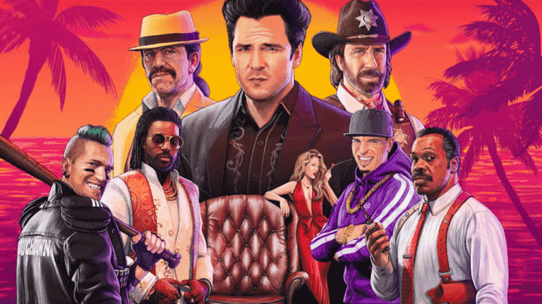 Crime Boss: Rockay City présente Chuck Norris, Danny Trejo, Michael Rooker, etc.
