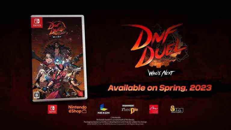 DNF Duel arrive sur Switch
