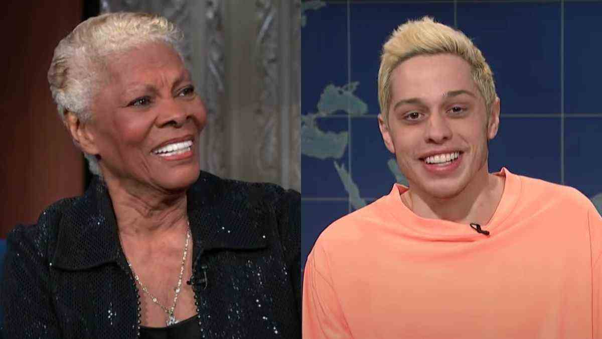 Dionne Warwick and Pete Davidson