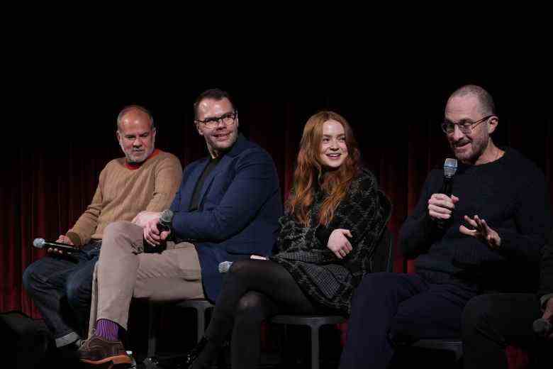 Jeremy Dawson, Sam Hunter, Sadie Sink et Darren Aronofsky