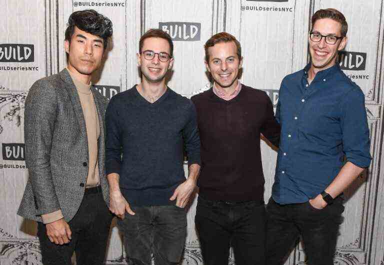 NEW YORK, NY - JANUARY 19:  Eugene Lee Yang, Zach Kornfeld, Ned Fulmer and Keith Habersberger of The Try Guys attend Build Series Presents Buzzfeed Motion Pictures Staff at Build Studio on January 19, 2017 in New York City.  (Photo by Daniel Zuchnik/WireImage)