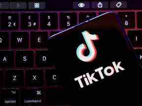 Le logo de l'application TikTok est visible sur cette illustration prise le 22 août 2022.