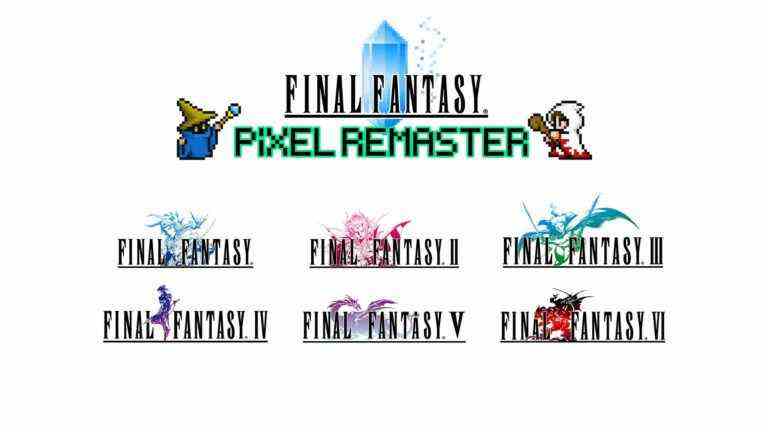 Final Fantasy Pixel Remaster Series annoncée pour PS4 et Nintendo Switch, à venir au printemps 2023