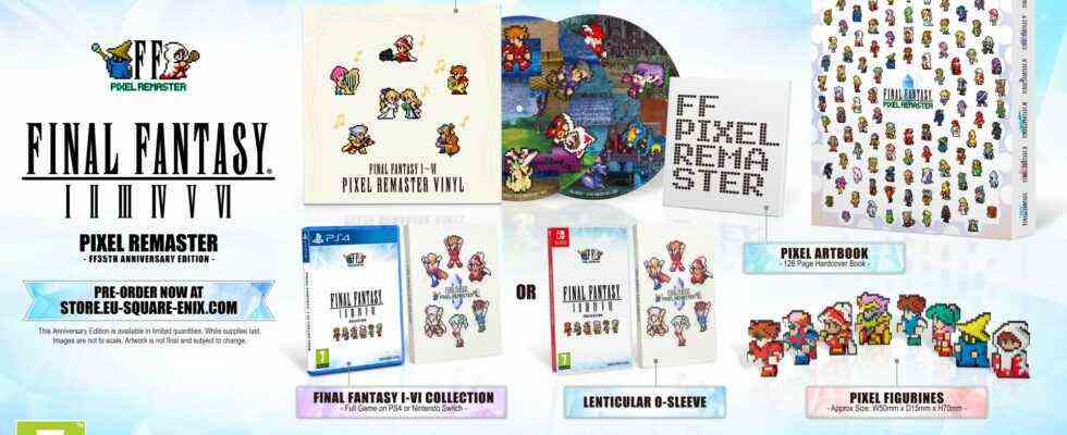 Final Fantasy Pixel Remasters confirmed for Switch and PS4, including a $260 Collector’s Edition