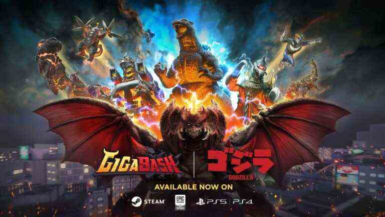 GigaBash DLC 'Godzilla 4 Kaiju Pack' et la mise à jour de la version 1.1 sont maintenant disponibles    
