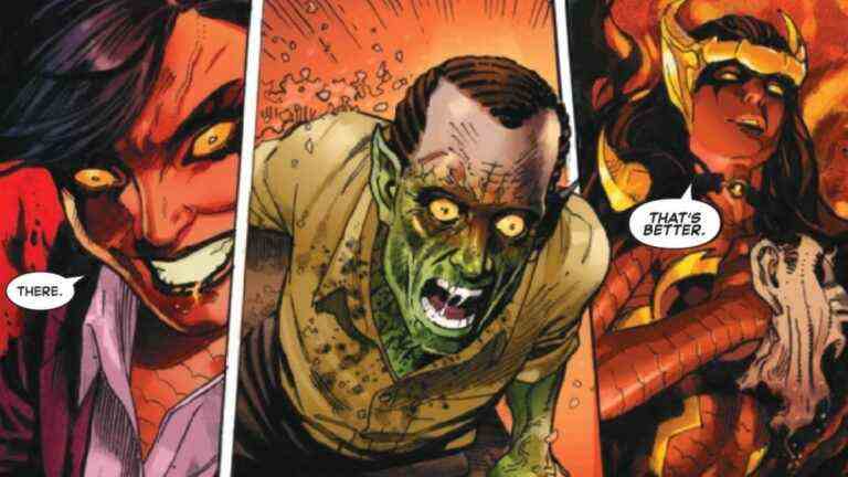 Goblin Queen fait ressortir le Green de Norman Osborn dans Gold Goblin #3