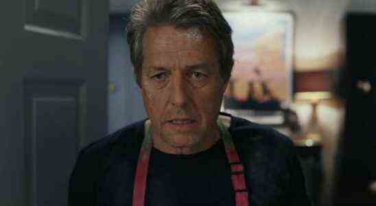 Hugh Grant in Glass Onion