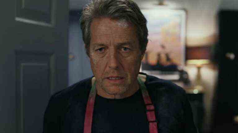 Hugh Grant in Glass Onion