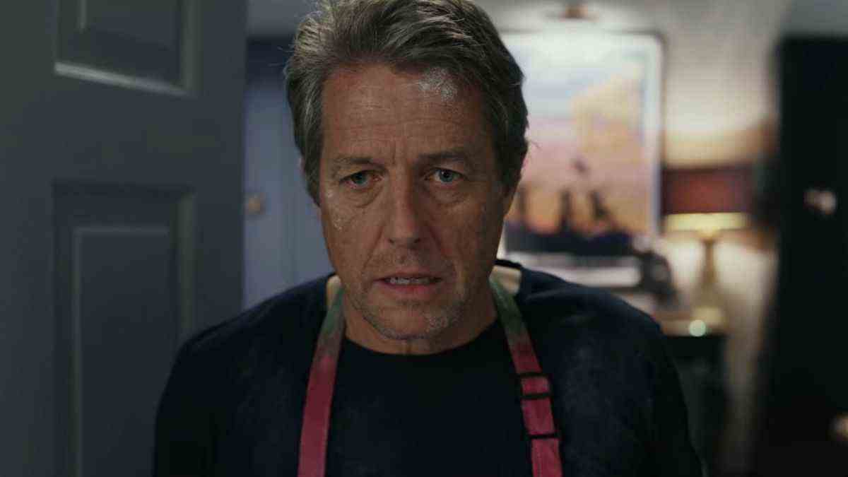 Hugh Grant in Glass Onion