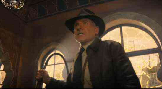 Indiana Jones 5 trailer The Dial of Destiny Harrison Ford young deaged de-aged James Mangold Brazil Comic Con CCXP