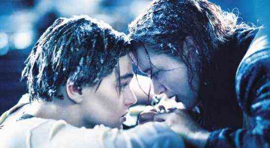 Kate Winslet and Leonardo DiCaprio in Titanic