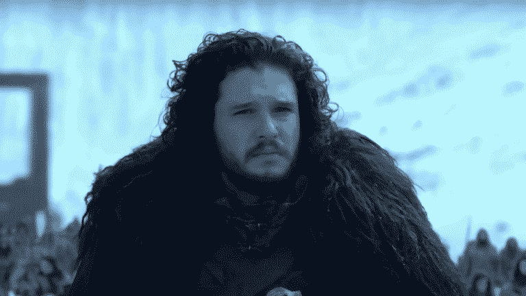 kit harington as jon snow in the game of thrones finale