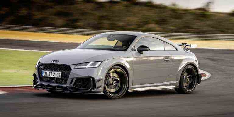 L’Audi TT RS Iconic Edition 2023 est un envoi sur le marché européen