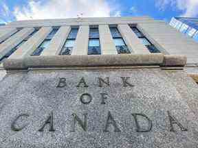 L'édifice de la Banque du Canada à Ottawa.