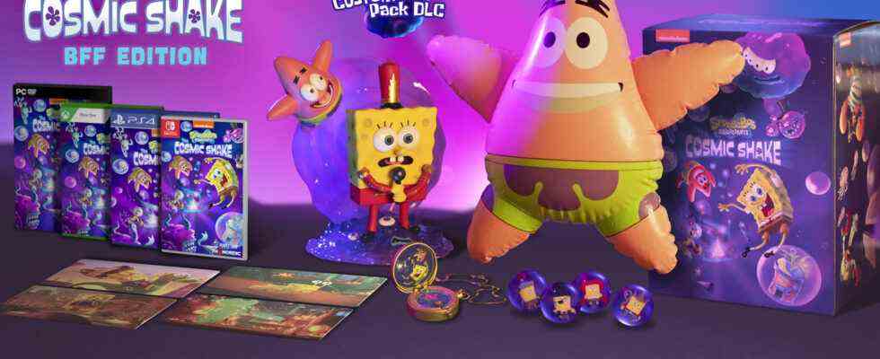 Trailer: SpongeBob SquarePants: The Cosmic Shake now has a January 2023 release date with BFF collectors edition, and are preorders open - collector's edition