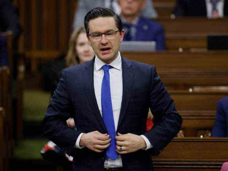 La cote d’approbation de Pierre Poilievre est faible pour le nouveau chef conservateur, selon un sondage