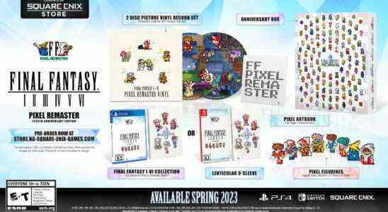 La série Final Fantasy Pixel Remaster arrive sur PS4, Switch au printemps 2023