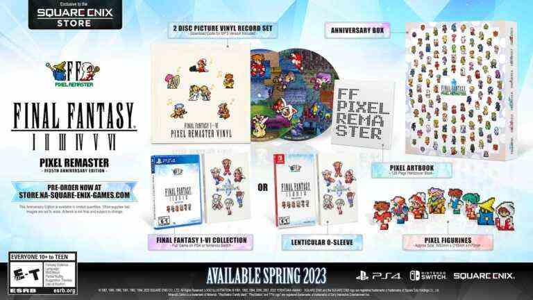 La série Final Fantasy Pixel Remaster arrive sur PS4, Switch au printemps 2023    
