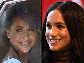 Jessica Mulroney, à gauche, et Meghan Markle.