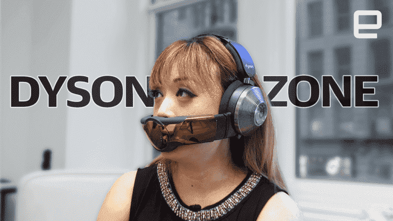 Le casque Dyson Zone est assez confortable pour dormir, mais vous fait toujours ressembler à Bane