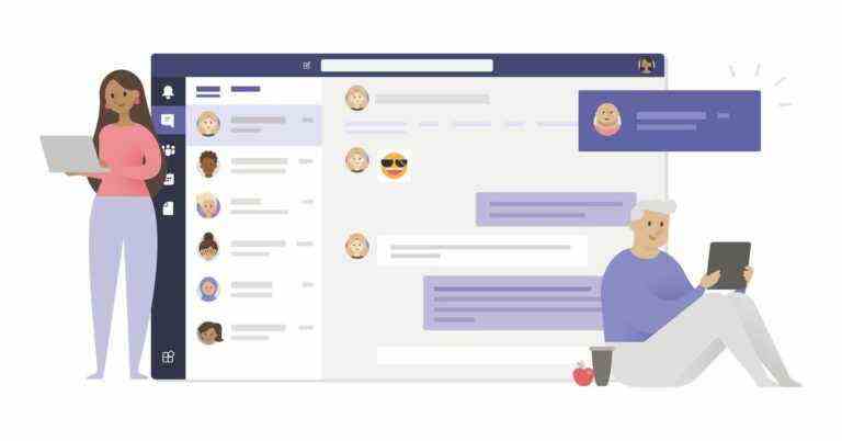 Le chat Microsoft Teams arrive dans Outlook